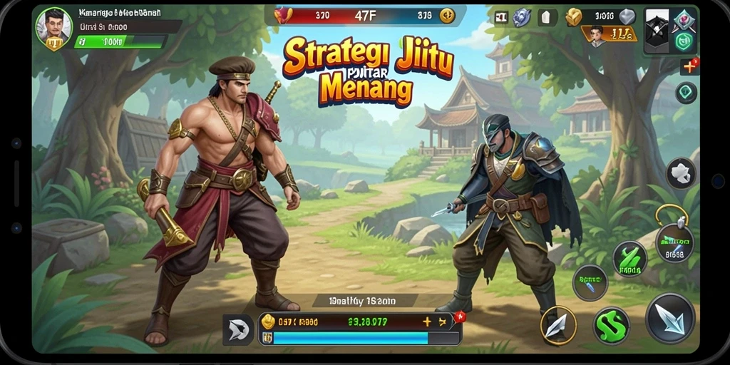 Screenshot 47F menampilkan aksi pertempuran strategi yang mendebarkan.