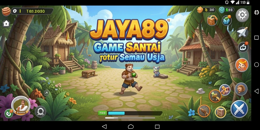 Screenshot utama JAYA89 menunjukkan gameplay santai yang mengasyikkan.