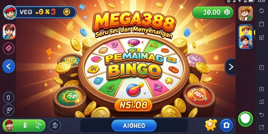 Screenshot gameplay MEGA388 yang menunjukkan keseruan bermain Bingo.