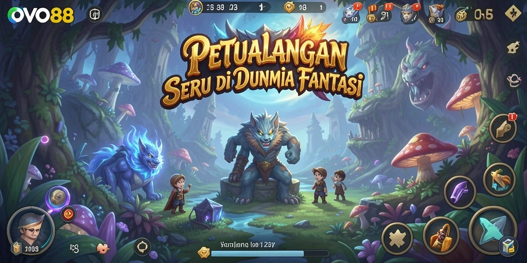 Screenshot gameplay OVO88 yang menunjukkan petualangan seru.