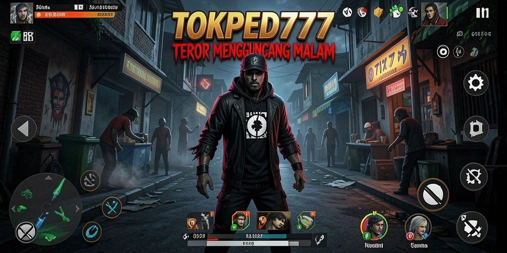 Gameplay mencekam di <strong>TOKPED777</strong> dengan suasana gelap dan penuh ketegangan.