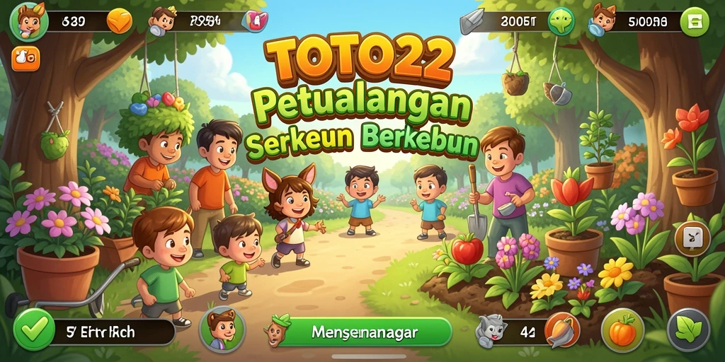 Tampilan gameplay TOTO22 dengan elemen pertanian yang menarik.