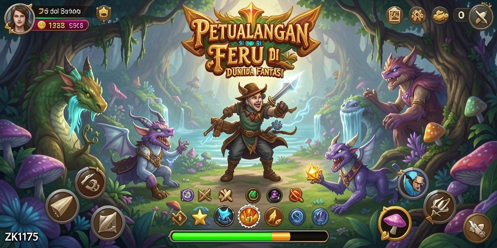 Gameplay seru dalam dunia fantastis ZK1177.